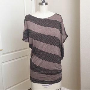 Asymmetric Striped Top